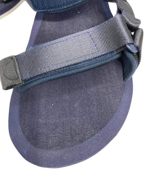 Junhashimoto（ジュンハシモト）Junhashimoto (ジュンハシモト) STRAP SANDALS ネイビー サイズ:43の古着・服飾アイテム