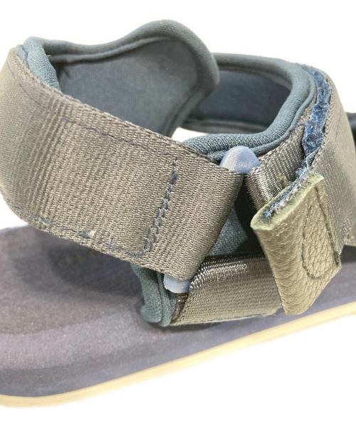 Junhashimoto（ジュンハシモト）Junhashimoto (ジュンハシモト) STRAP SANDALS ネイビー サイズ:43の古着・服飾アイテム
