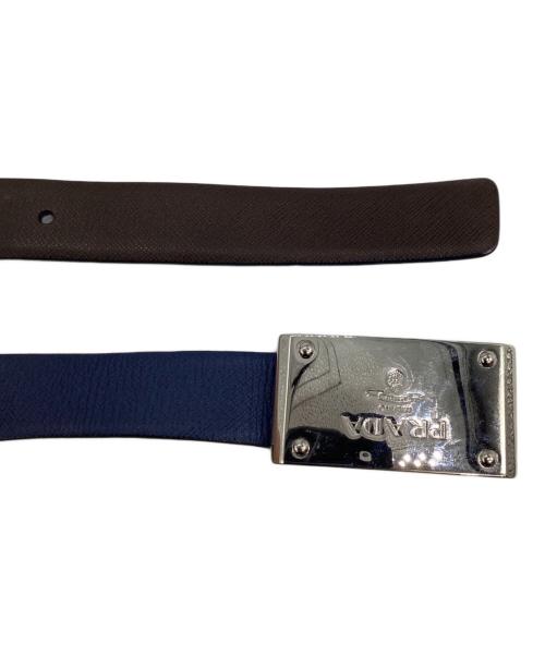 PRADA（プラダ）PRADA (プラダ) ベルト ネイビーの古着・服飾アイテム