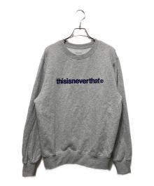 thisisneverthat（ディスイズネバーザット）の古着「T-Logo Crewneck」｜グレー