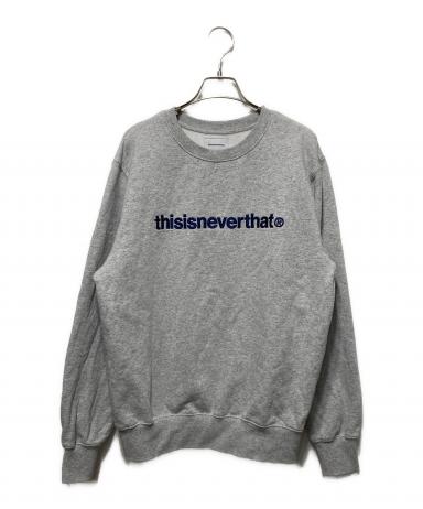 thisisneverthat T-Logo Crewneck ヘザーグレー 中古・古着通販】thisisneverthat (ディスイズネバーザット) T-Logo
