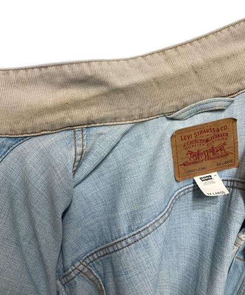 LEVI'S（リーバイス）LEVI'S (リーバイス) コーデュロイ カラーデニムジャケット インディゴ サイズ:XXLの古着・服飾アイテム