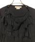 中古・古着 COMME des GARCONS (コムデギャルソン) ウール チュール ティアード ロングスリーブ カットソー ブラック サイズ:Ｓ：15000円
