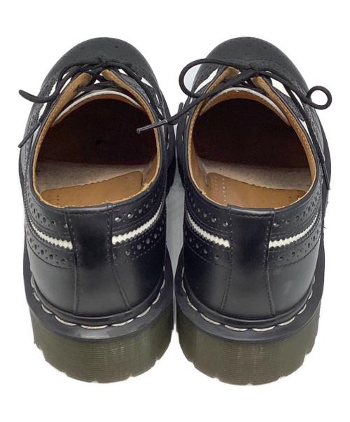 Dr.Martens（ドクターマーチン）Dr.Martens (ドクターマーチン) ウィングチップシューズ ブラック×ホワイト サイズ:27.5cmの古着・服飾アイテム
