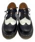 中古・古着 Dr.Martens (ドクターマーチン) ウィングチップシューズ ブラック×ホワイト サイズ:27.5cm：8000円
