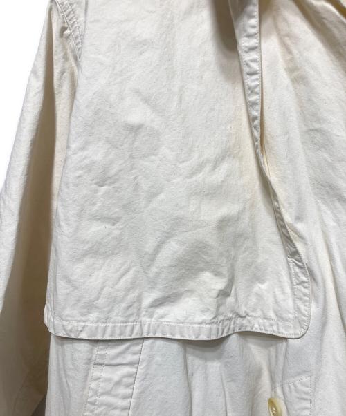 I.S. ISSEY MIYAKE（イッセイ ミヤケ）I.S. ISSEY MIYAKE (イッセイ ミヤケ) トレンチコート アイボリー サイズ:SIZE 7の古着・服飾アイテム