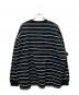 COOTIE PRODUCTIONS (クーティープロダクツ) Supima Border Oversized L/S Tee ブラック サイズ:Ｍ：10000円
