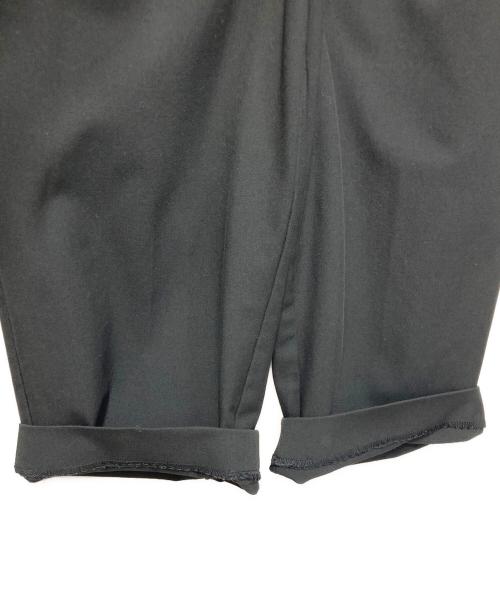 la peau de gem（ラポドゥジェム）la peau de gem (ラポドゥジェム) タックパンツ ブラック サイズ:38の古着・服飾アイテム