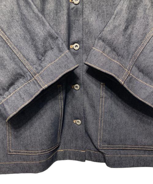 la peau de gem（ラポドゥジェム）la peau de gem (ラポドゥジェム) S/Sデニムジャケット インディゴ サイズ:freeの古着・服飾アイテム