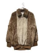 juemiジュエミ）の古着「Fur Blouson」｜ブラウン
