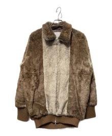 juemi（ジュエミ）の古着「Fur Blouson」｜ブラウン