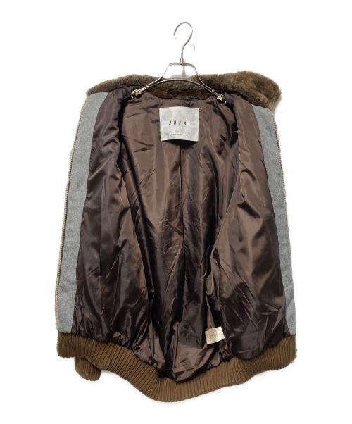 juemi（ジュエミ）juemi (ジュエミ) Fur Blouson ブラウン サイズ:Freeの古着・服飾アイテム