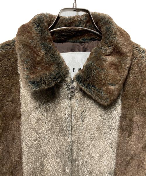 juemi（ジュエミ）juemi (ジュエミ) Fur Blouson ブラウン サイズ:Freeの古着・服飾アイテム