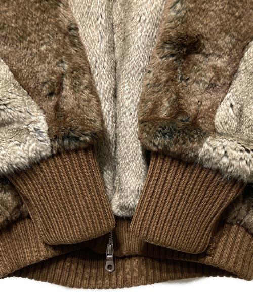 juemi（ジュエミ）juemi (ジュエミ) Fur Blouson ブラウン サイズ:Freeの古着・服飾アイテム