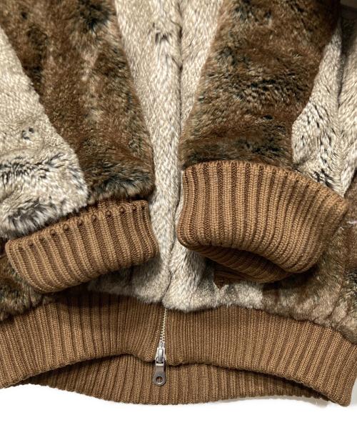 juemi（ジュエミ）juemi (ジュエミ) Fur Blouson ブラウン サイズ:Freeの古着・服飾アイテム