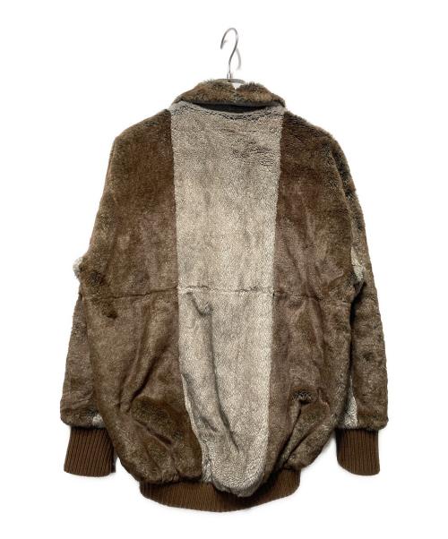 juemi（ジュエミ）juemi (ジュエミ) Fur Blouson ブラウン サイズ:Freeの古着・服飾アイテム