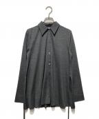 PHEENYフィーニー）の古着「WOOL JERSEY DRAPE SHIRT」｜グレー
