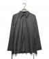 PHEENY（フィーニー）の古着「WOOL JERSEY DRAPE SHIRT」｜グレー