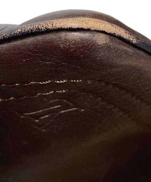 LOUIS VUITTON（ルイ ヴィトン）LOUIS VUITTON (ルイ ヴィトン) レザーショルダーバッグ ブラウンの古着・服飾アイテム