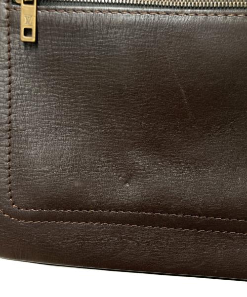 LOUIS VUITTON（ルイ ヴィトン）LOUIS VUITTON (ルイ ヴィトン) レザーショルダーバッグ ブラウンの古着・服飾アイテム