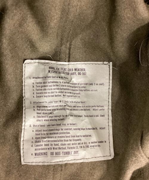 US ARMY（ユーエスアーミー）US ARMY (ユーエスアーミー) 80’S M-65フィッシュテールパーカー オリーブ サイズ:Ｍの古着・服飾アイテム