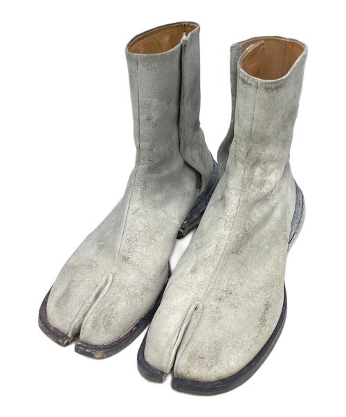 Maison Margiela（メゾンマルジェラ）Maison Margiela (メゾンマルジェラ) Tabi Airbag Heel Ankle Boots ホワイト サイズ:41の古着・服飾アイテム