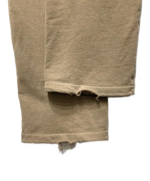 KEBOZ（ケボズ）KEBOZ (ケボズ) スウェットパンツ ベージュ サイズ:Ｌの古着・服飾アイテム