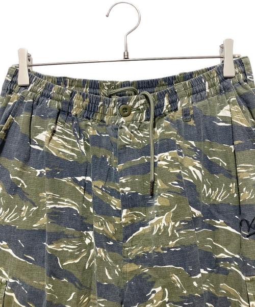 KEBOZ（ケボズ）KEBOZ (ケボズ) タイガーカモカーゴパンツ カーキ サイズ:XLの古着・服飾アイテム