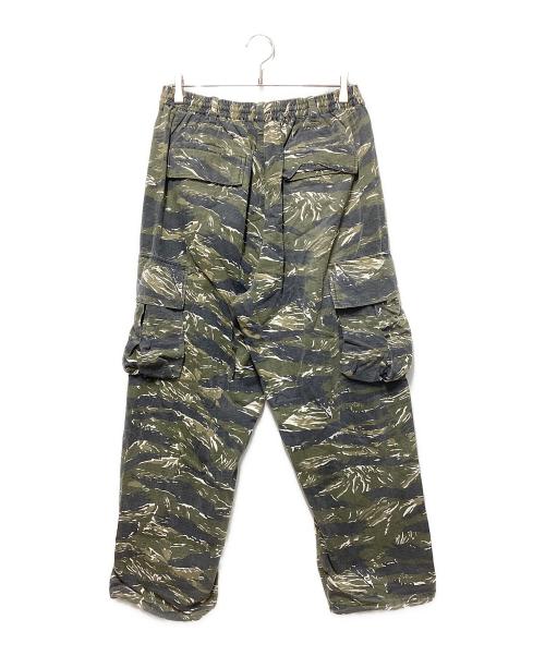 KEBOZ（ケボズ）KEBOZ (ケボズ) タイガーカモカーゴパンツ カーキ サイズ:XLの古着・服飾アイテム