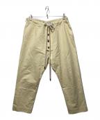 MARNIマルニ）の古着「コットンリネントラウザー」｜イエロー