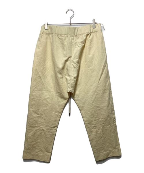 MARNI（マルニ）MARNI (マルニ) コットンリネントラウザー イエロー サイズ:42の古着・服飾アイテム