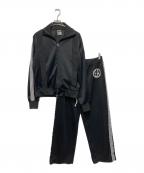 EMPORIO ARMANIエンポリオ アルマーニ）の古着「セットアップジャージ」｜ブラック