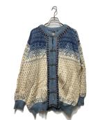 DALE OF NORWAYダーレ オブ ノルウェイ）の古着「ノルディックカーディガン」｜ブルー
