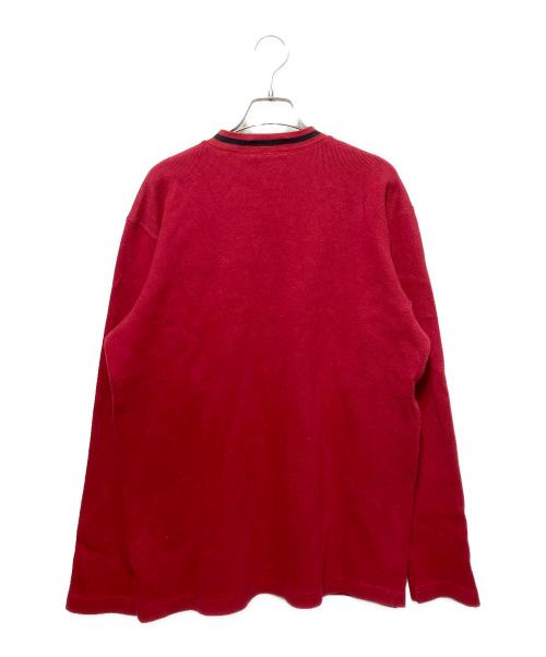 RRL（ダブルアールエル）RRL (ダブルアールエル) 90’S Vネックニット レッド サイズ:Ｓの古着・服飾アイテム