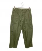 CIOTAシオタ）の古着「バックサテンベイカーパンツ」｜オリーブ