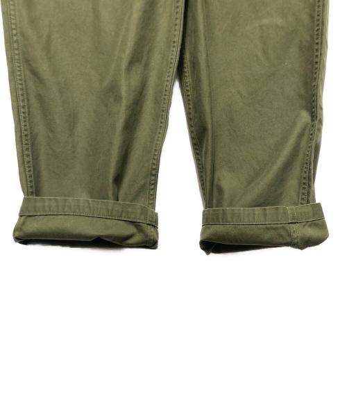 CIOTA（シオタ）CIOTA (シオタ) バックサテンベイカーパンツ オリーブ サイズ:4の古着・服飾アイテム