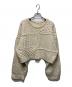 quui（クイ）の古着「Panel patchwork knit」｜アイボリー