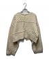 quui (クイ) Panel patchwork knit アイボリー サイズ:F：6000円