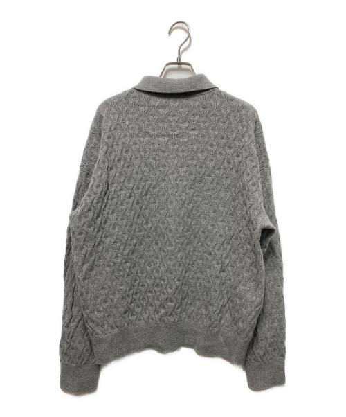 CITYSHOP（シティショップ）CITYSHOP (シティショップ) ROUTINE ポロシャツ ニット グレー サイズ:FREEの古着・服飾アイテム
