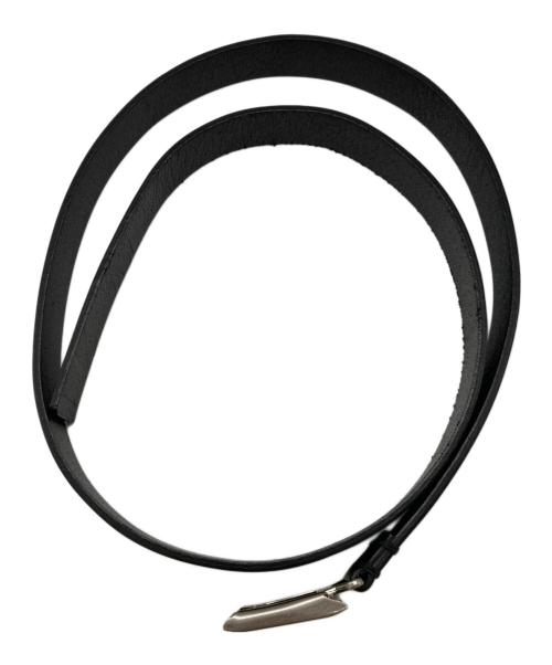 TODAYFUL（トゥデイフル）TODAYFUL (トゥデイフル) Cowl leather Gacha belt ブラックの古着・服飾アイテム