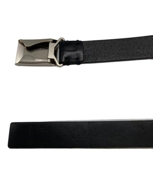 TODAYFUL（トゥデイフル）TODAYFUL (トゥデイフル) Cowl leather Gacha belt ブラックの古着・服飾アイテム
