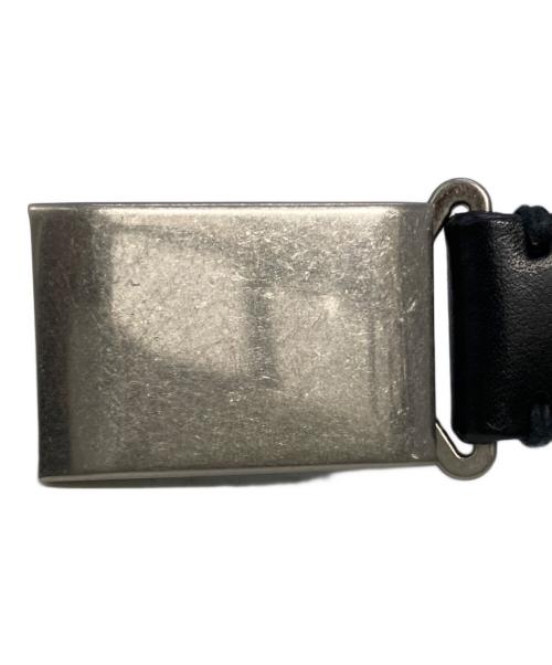 TODAYFUL（トゥデイフル）TODAYFUL (トゥデイフル) Cowl leather Gacha belt ブラックの古着・服飾アイテム