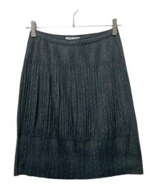 PLEATS PLEASE（プリーツプリーズ）の古着「プリーツスカート」｜グレー