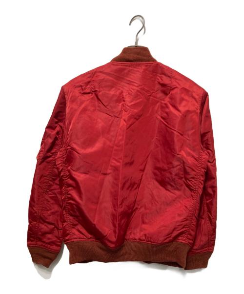 AVIREX（アヴィレックス）AVIREX (アヴィレックス) MA-1ジャケット レッド サイズ:Mの古着・服飾アイテム