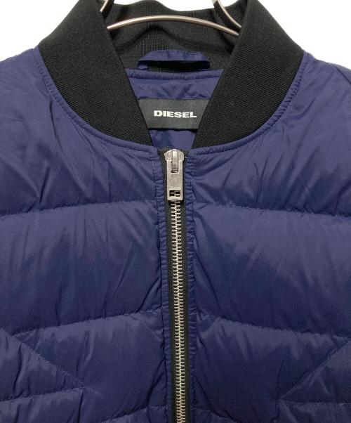 DIESEL（ディーゼル）DIESEL (ディーゼル) ダウンジャケット ネイビー サイズ:Sの古着・服飾アイテム