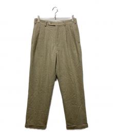 EVISU（エヴィス）の古着「2タックスラックス」｜ベージュ