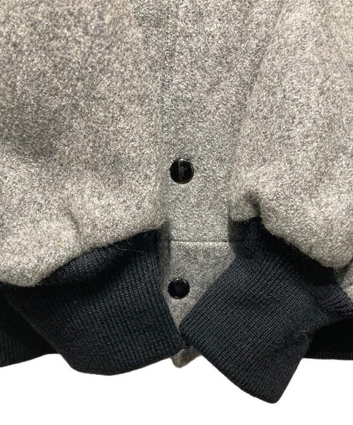 skookum（スクーカム）SKOOKUM (スクーカム) ウールスタジャン グレー×ブラック サイズ:36の古着・服飾アイテム