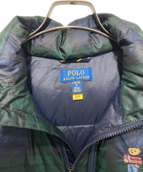 POLO RALPH LAUREN（ポロ・ラルフローレン）POLO RALPH LAUREN (ポロ・ラルフローレン) ポロベアダウンジャケット グリーン サイズ:Lの古着・服飾アイテム