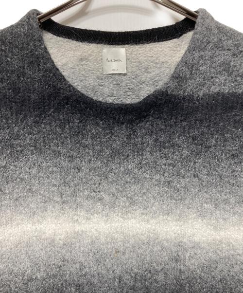 PAUL SMITH（ポールスミス）PAUL SMITH (ポールスミス) グラデーションニット ブラック×グレー サイズ:Mの古着・服飾アイテム