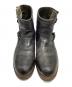 中古・古着 CHIPPEWA (チペワ) ショートエンジニアブーツ ブラック サイズ:９：20000円
